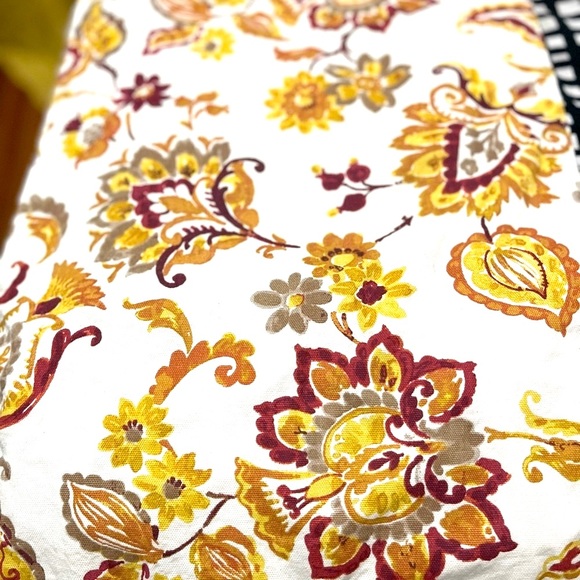 Cynthia Rowley Other - 64” x 15”~table runner. Burnt Orange, brick red, yellow floral Great Condition!